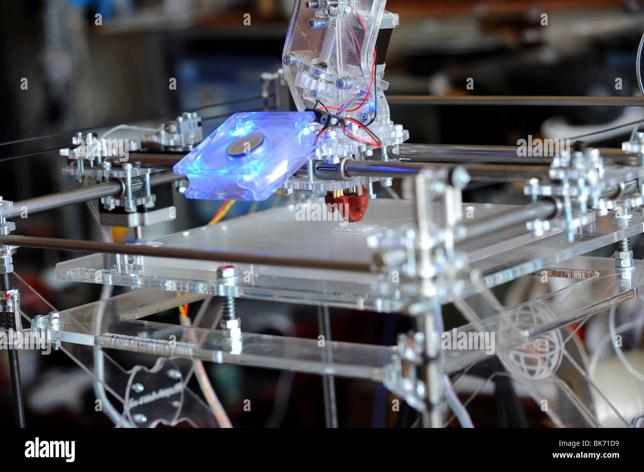 RapMan 3d Drucker in Aktion Stockfoto