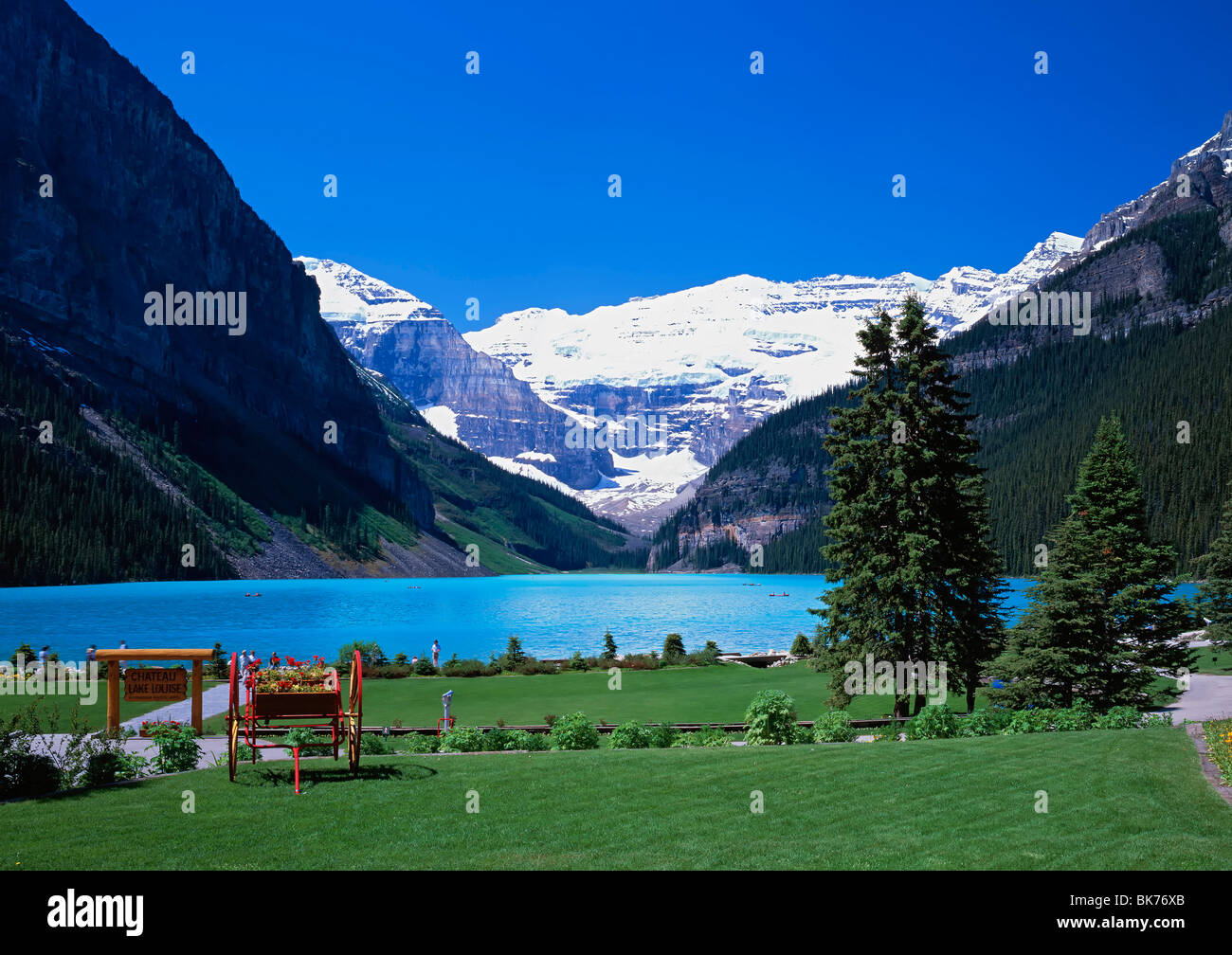 Lake Louise Stockfoto