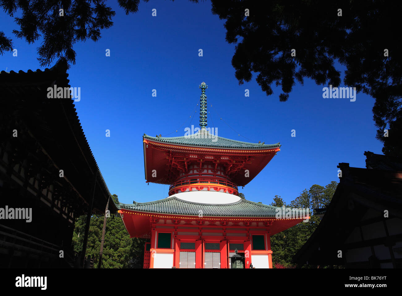 Danjio, Garen, Koyasans zentralen Tempel-Komplex Stockfoto