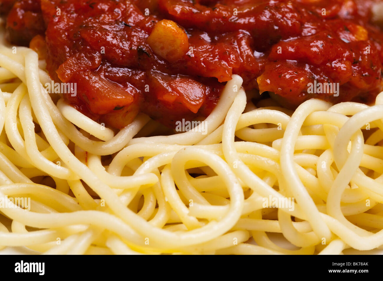 Spaghetti Bolognese, traditionelle italienische Küche Stockfoto