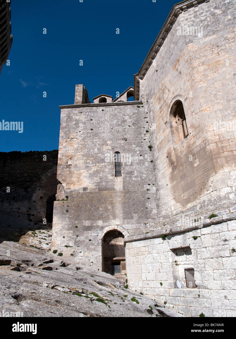 Die Abtei von Montmajour (12. Jahrhundert: Provence-Frankreich) Stockfoto