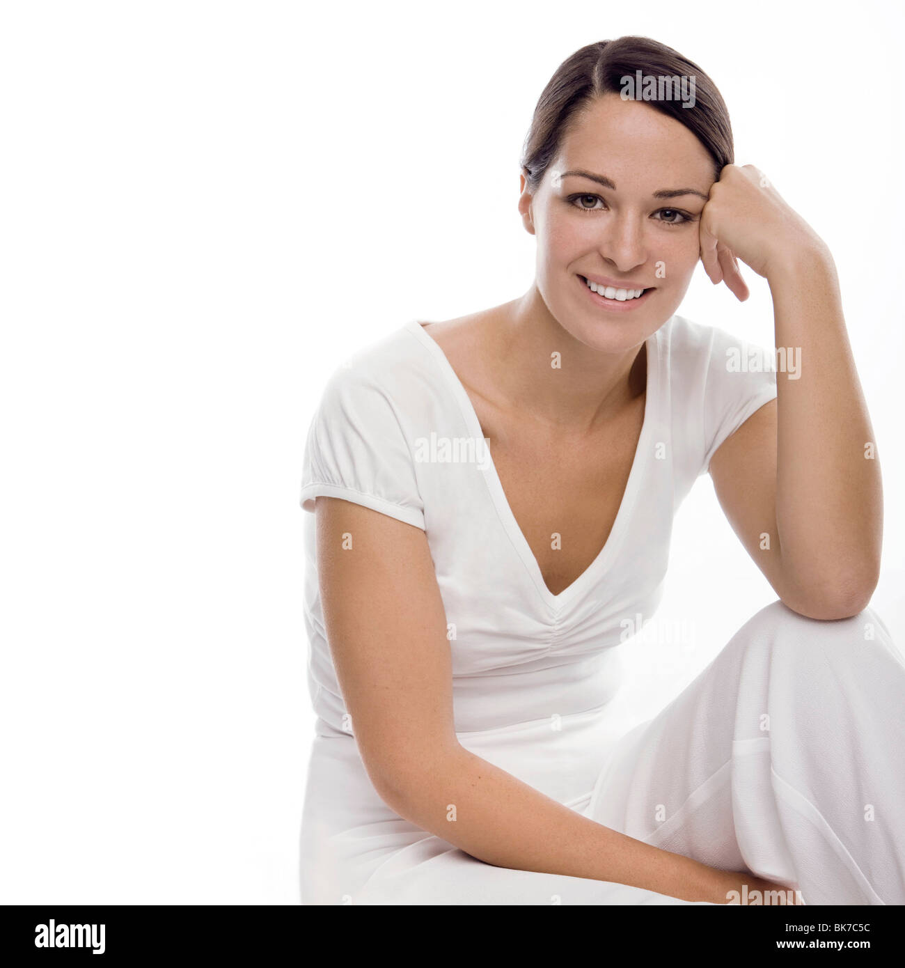 Gesunde Frau Stockfoto