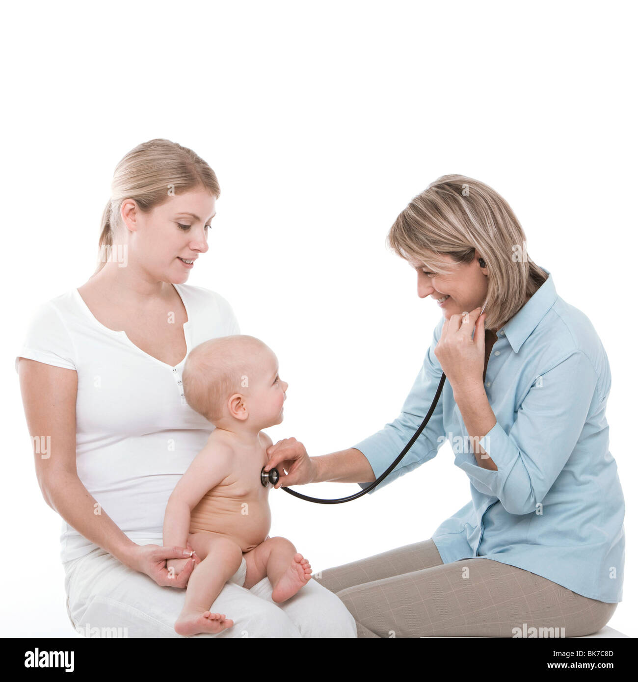 Pädiatrische Prüfung Stockfoto