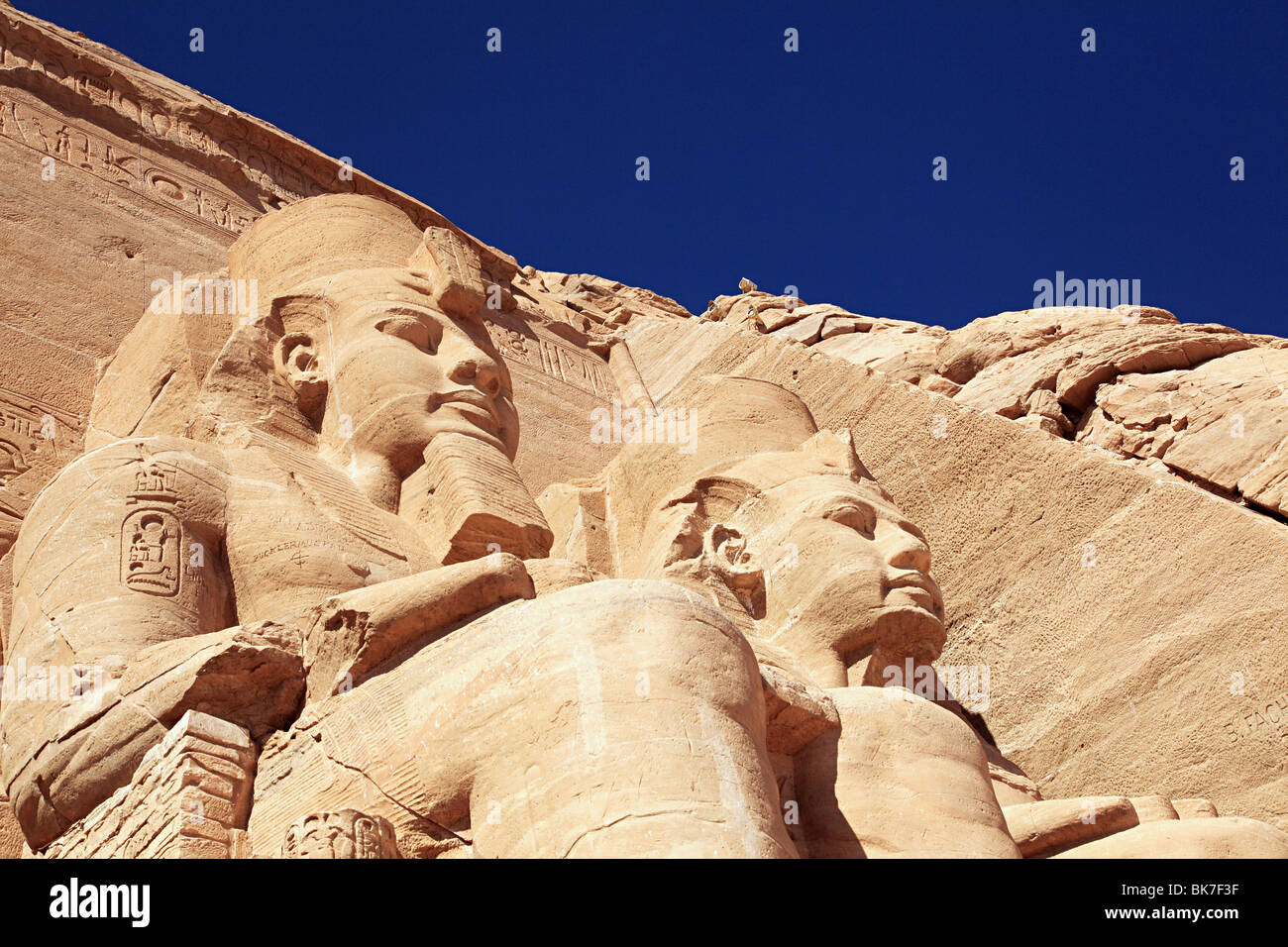 Abu Simbel Tempel Ägyptens Stockfoto