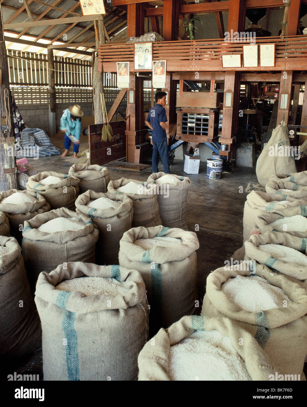 Reismühle, Thailand, Südostasien, Asien Stockfoto