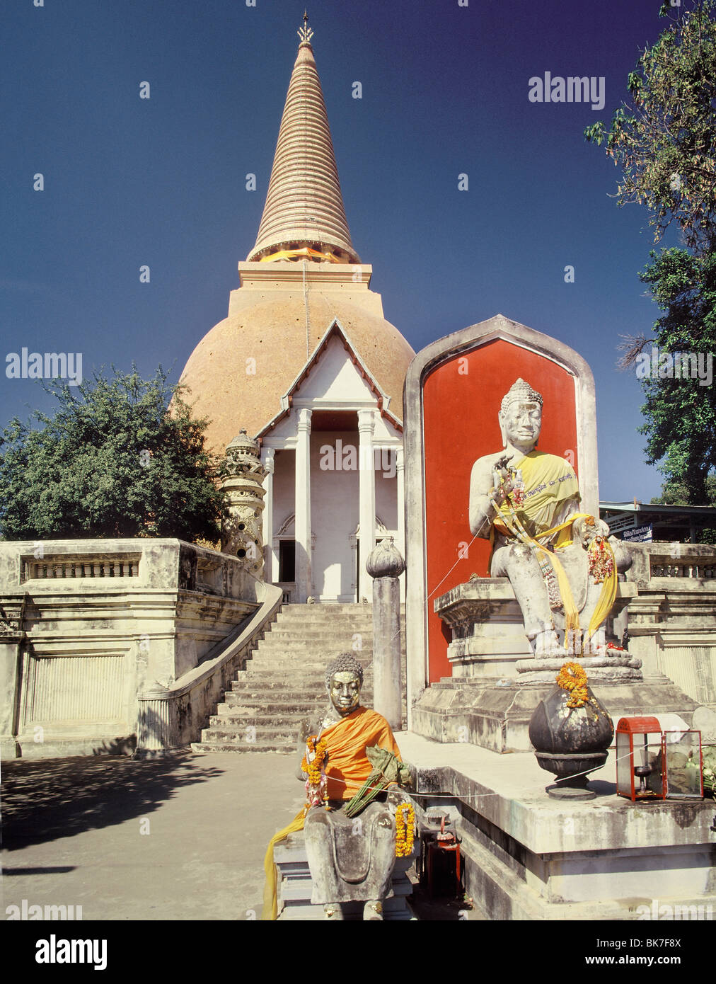 Die große Stupa von Nakorn Pathom, Thailand, Südostasien, Asien Stockfoto