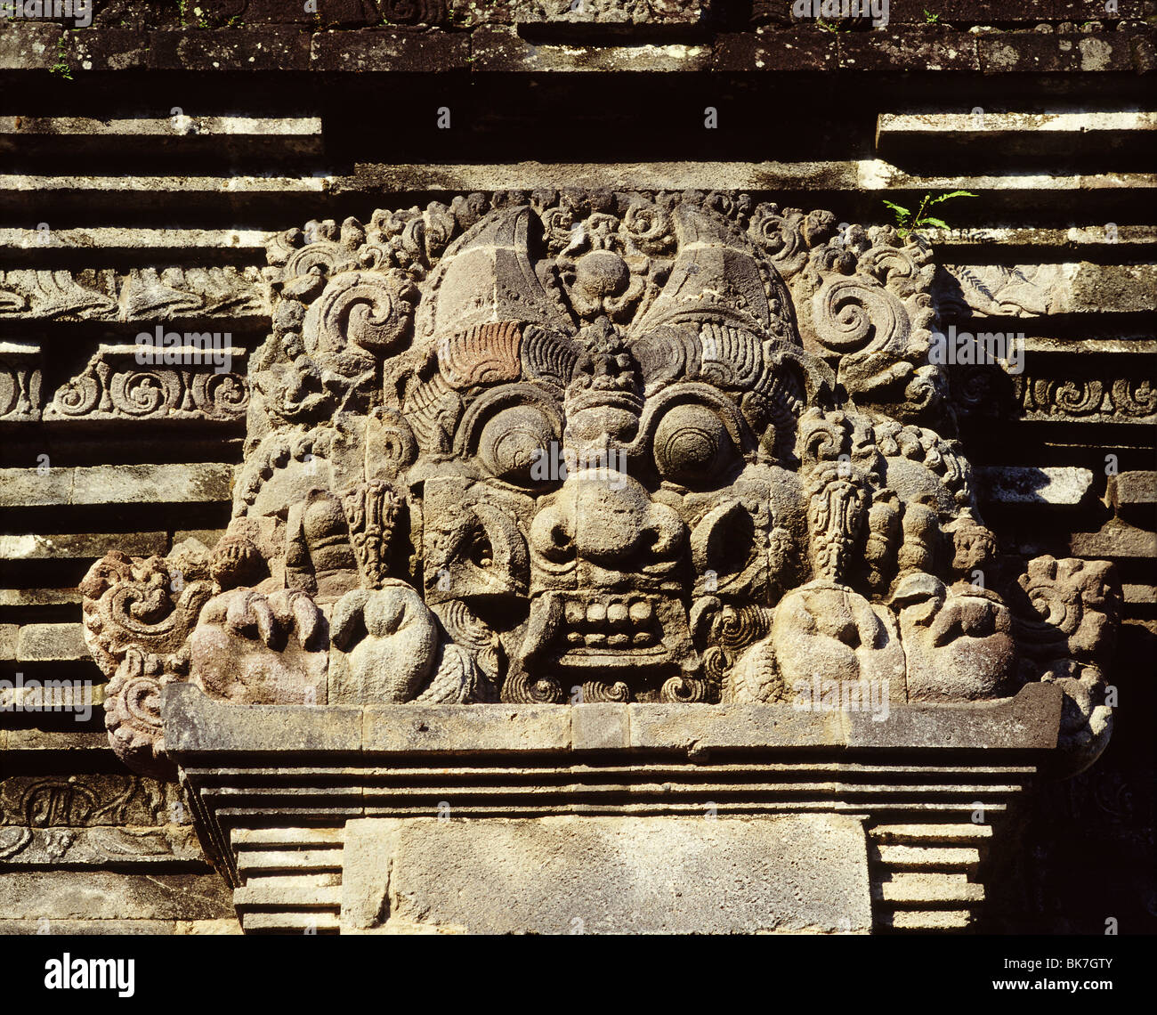 Kala, darstellt Zeit Candi Penataran 10 Kilometer nördlich von Blitar, Ost-Java, Indonesien Stockfoto