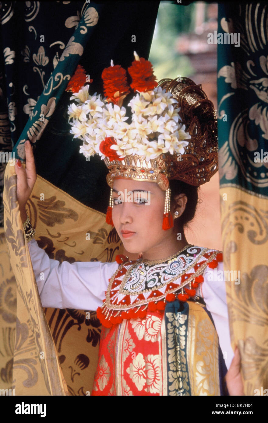 Balinesische Tänzerin, Bali, Indonesien, Südostasien, Asien Stockfoto