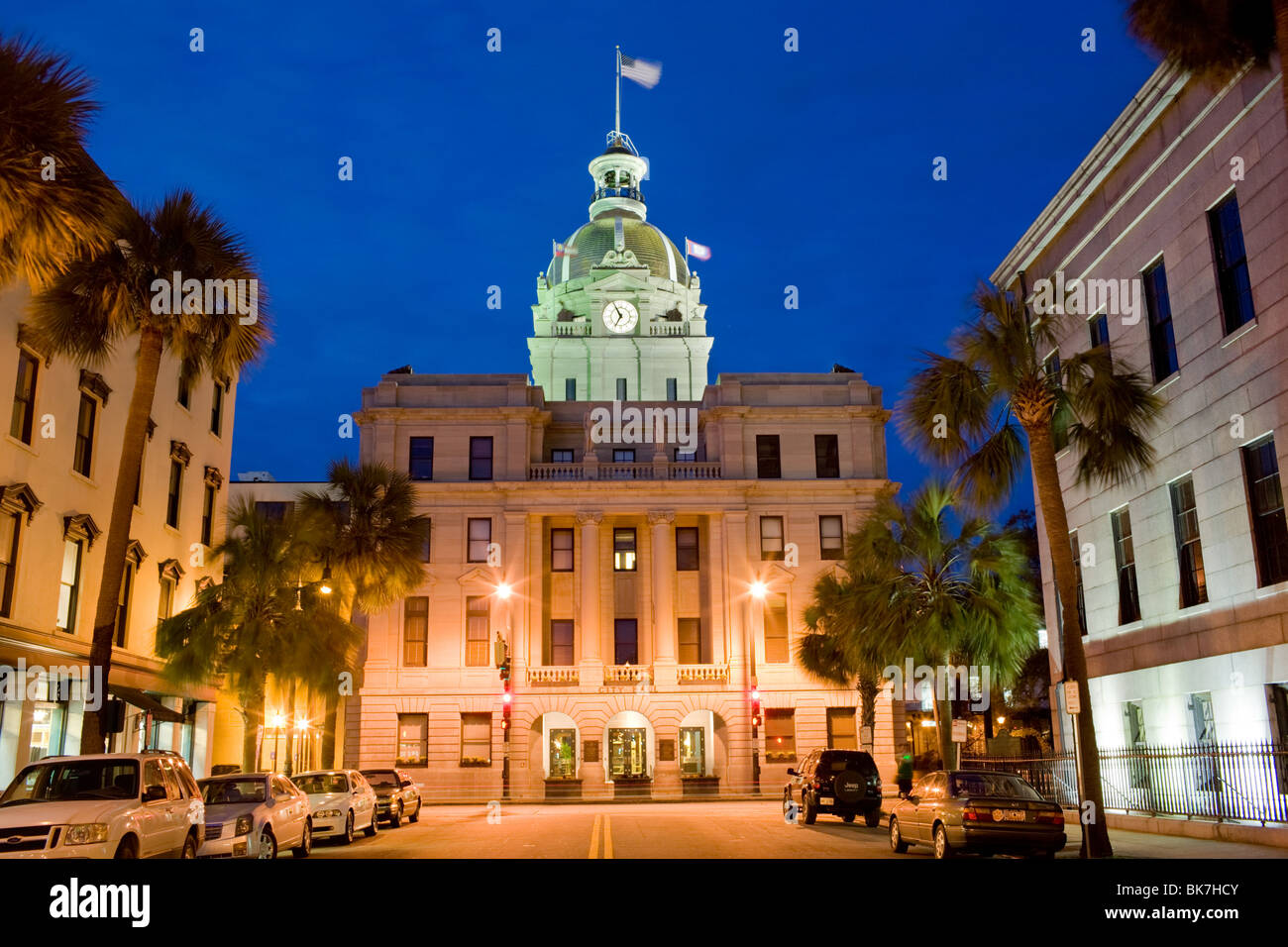 Rathaus, Savannah, Georgia Stockfoto