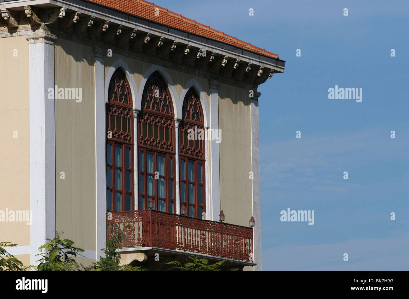 Typische libanesische Haus Innenstadt von Beirut-Libanon Stockfoto