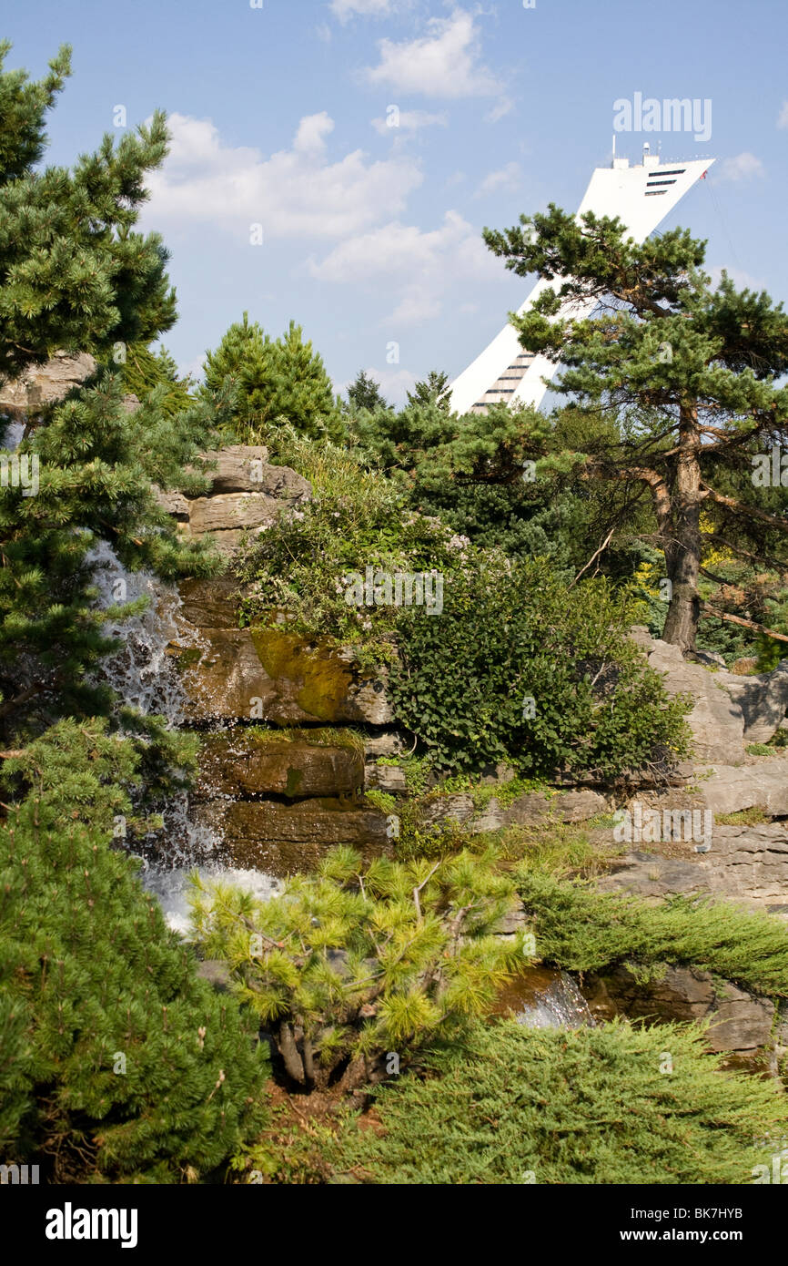 Montreal Botanischer Garten, Steingarten Stockfoto