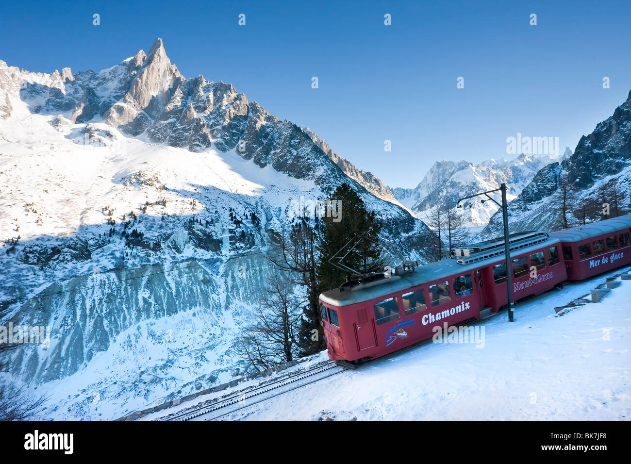 Chamonix, Chamonix-Mont-Blanc, Haute Savoie, Französische Alpen, Frankreich Stockfoto