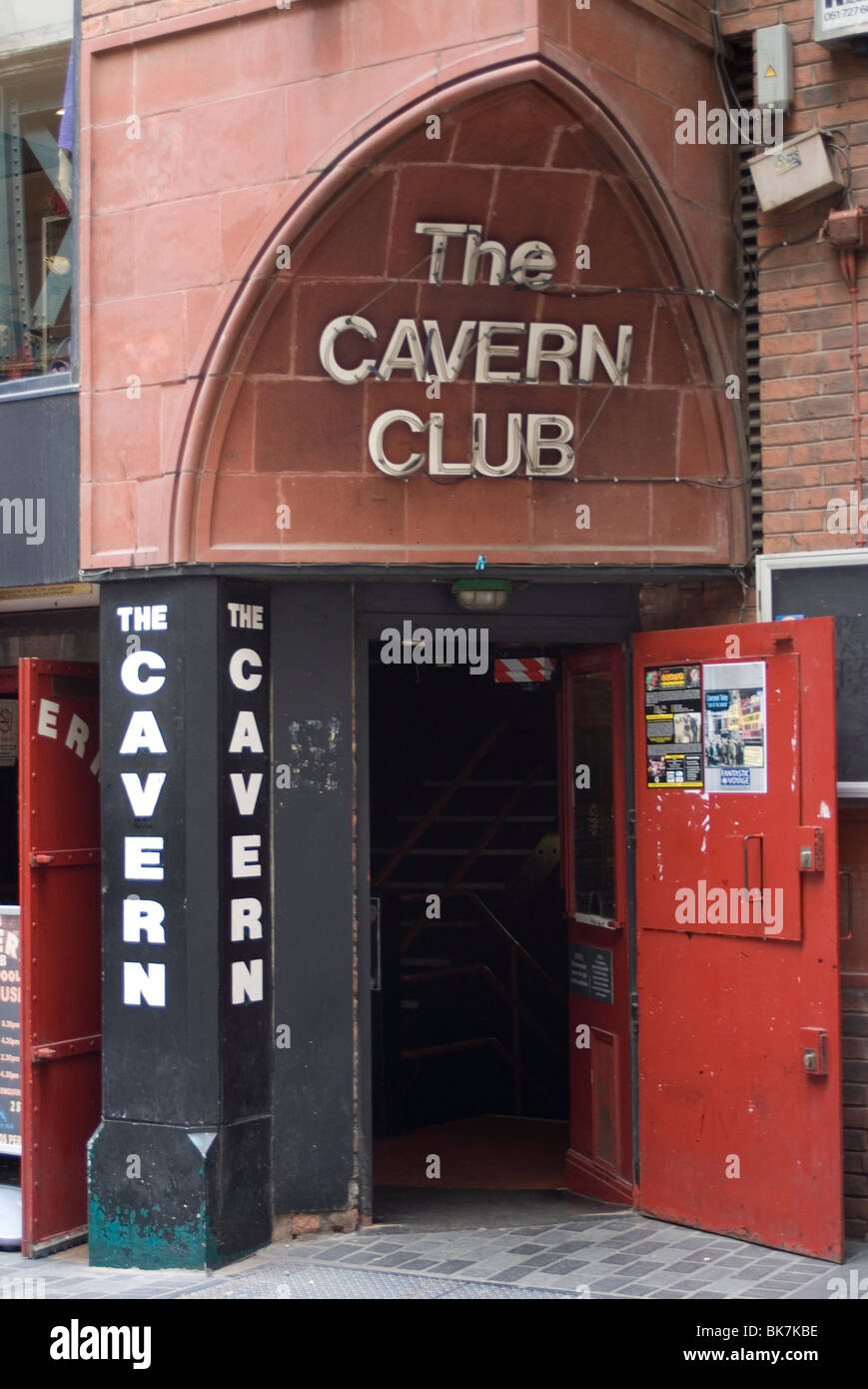 Der Cavern Club, Matthew Street, Liverpool, Merseyside, England, Vereinigtes Königreich, Europa Stockfoto