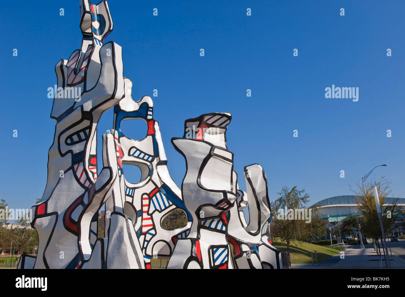 Denkmal Au Fantome Skulptur im Freien, Houston, Texas, Vereinigte Staaten von Amerika, Nordamerika Stockfoto