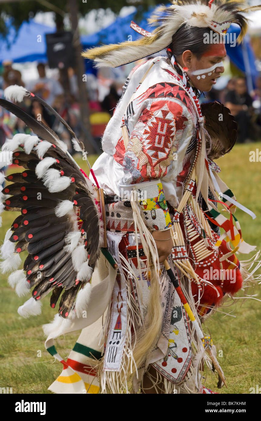 Indianische Powwow, Taos, New Mexico, Vereinigte Staaten von Amerika, Nordamerika Stockfoto