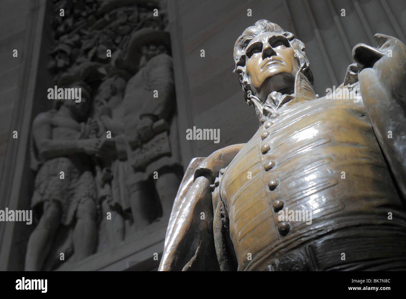Washington DC, USA US Capitol, Regierung, Geschichte, Rotunde, Andrew Jackson, Präsident, Einwohner, Bronze, Statue, DC100218033 Stockfoto