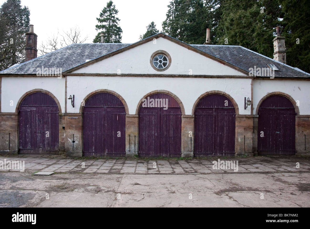 Im Coach House Dumfries House in der Nähe von Cumnock East Ayrshire, Schottland Stockfoto