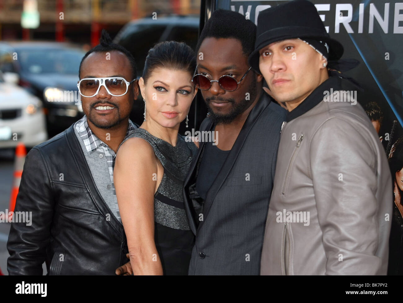 BLACK EYED PEAS X-MEN ORIGINS: WOLVERINE Industrie SCREENING HOLLYWOOD LOS ANGELES CA USA 28. April 2009 Stockfoto BLACK EYED PEAS X-MEN ORIGINS: WOLVERINE Industrie SCREENING HOLLYWOOD LOS ANGELES CA USA 28. April 2009 Stockfoto