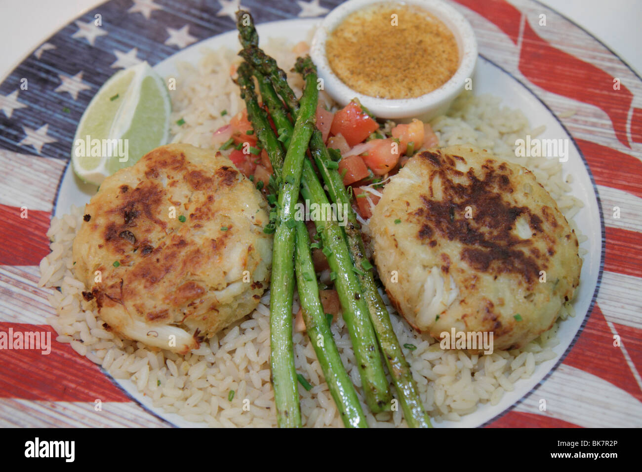 Washington DC, Union Station, 1907, historischer Bahnhof, Mezzanin, Amerika, Restaurant Restaurants Essen Essen Essen Café Cafés, Service, Küche, Hispanic ethni Stockfoto