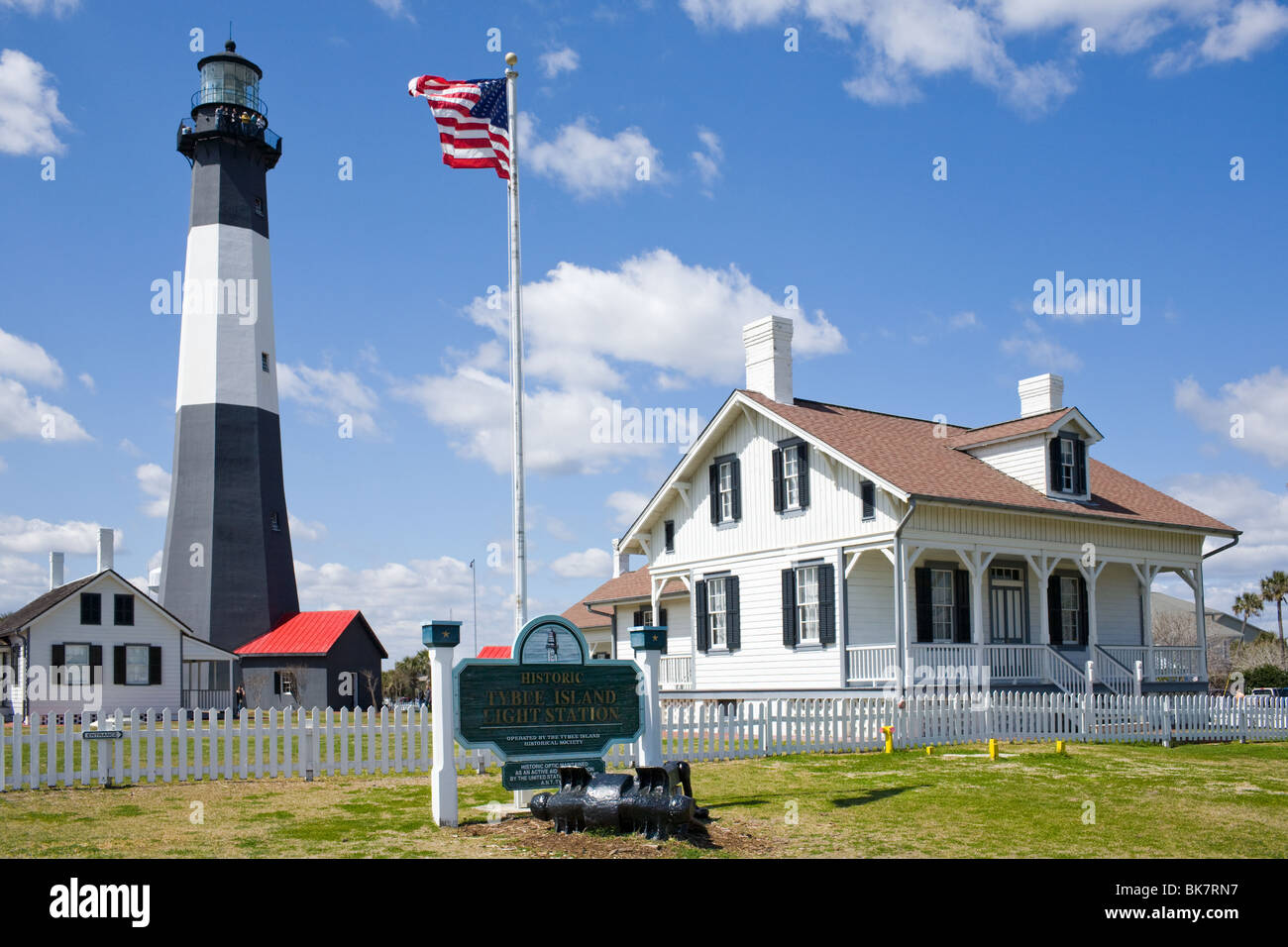 Tybee-Leuchtturm, Tybee Island, Georgia Stockfoto