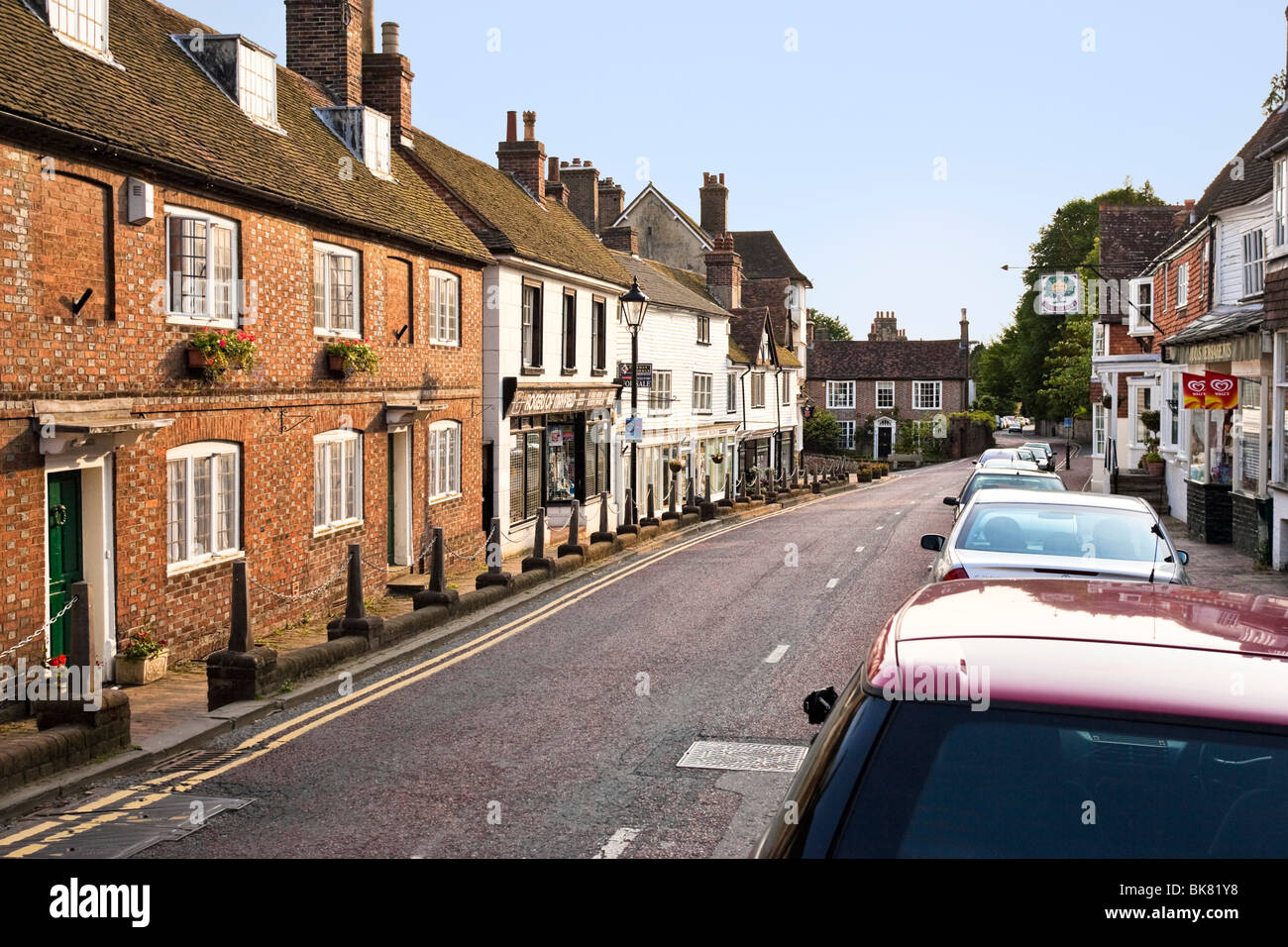 Mayfield High Street, East Sussex, England, UK Stockfoto