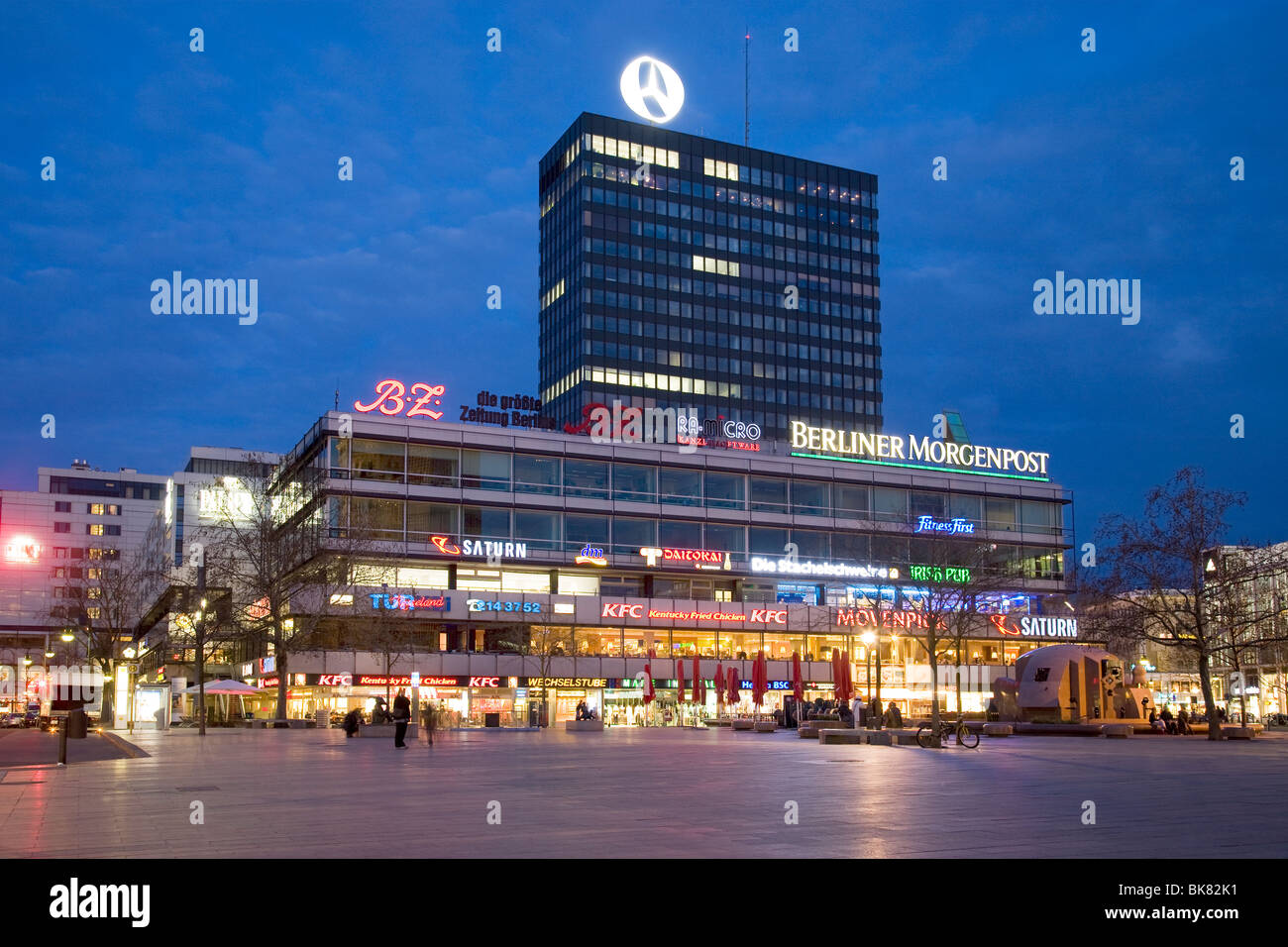 Europa-Center am Kurfürstendamm, Berlin, Deutschland Stockfoto