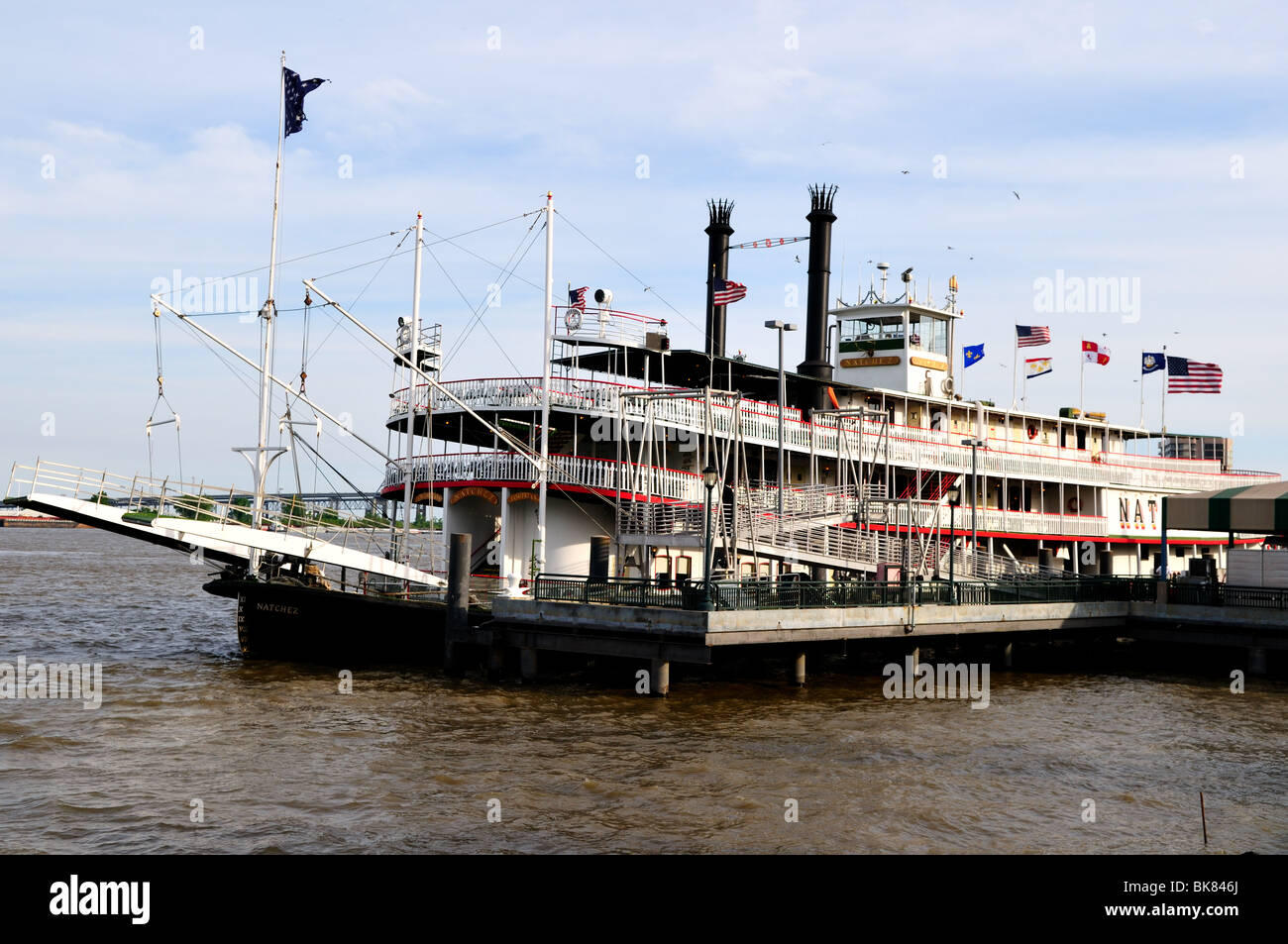 Bootstour in den Mississippi River. New Orleans, USA. Stockfoto