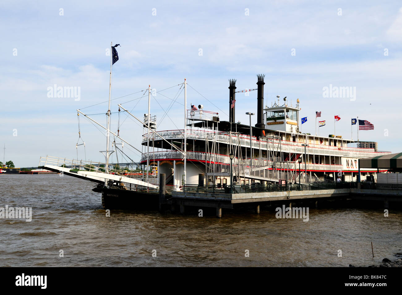 Bootstour in den Mississippi River. New Orleans, USA. Stockfoto
