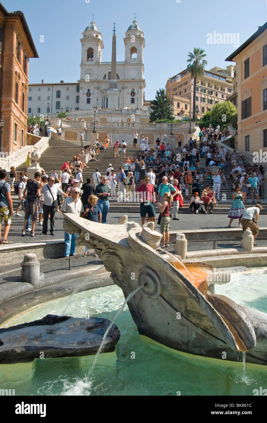 Piazza di Spagna Rom Stockfoto