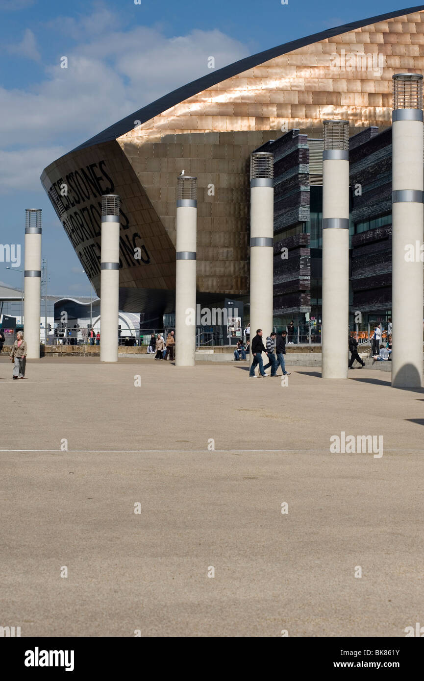 Millennium Centre Großbritannien Wales UK Cardiff Bay Stockfoto