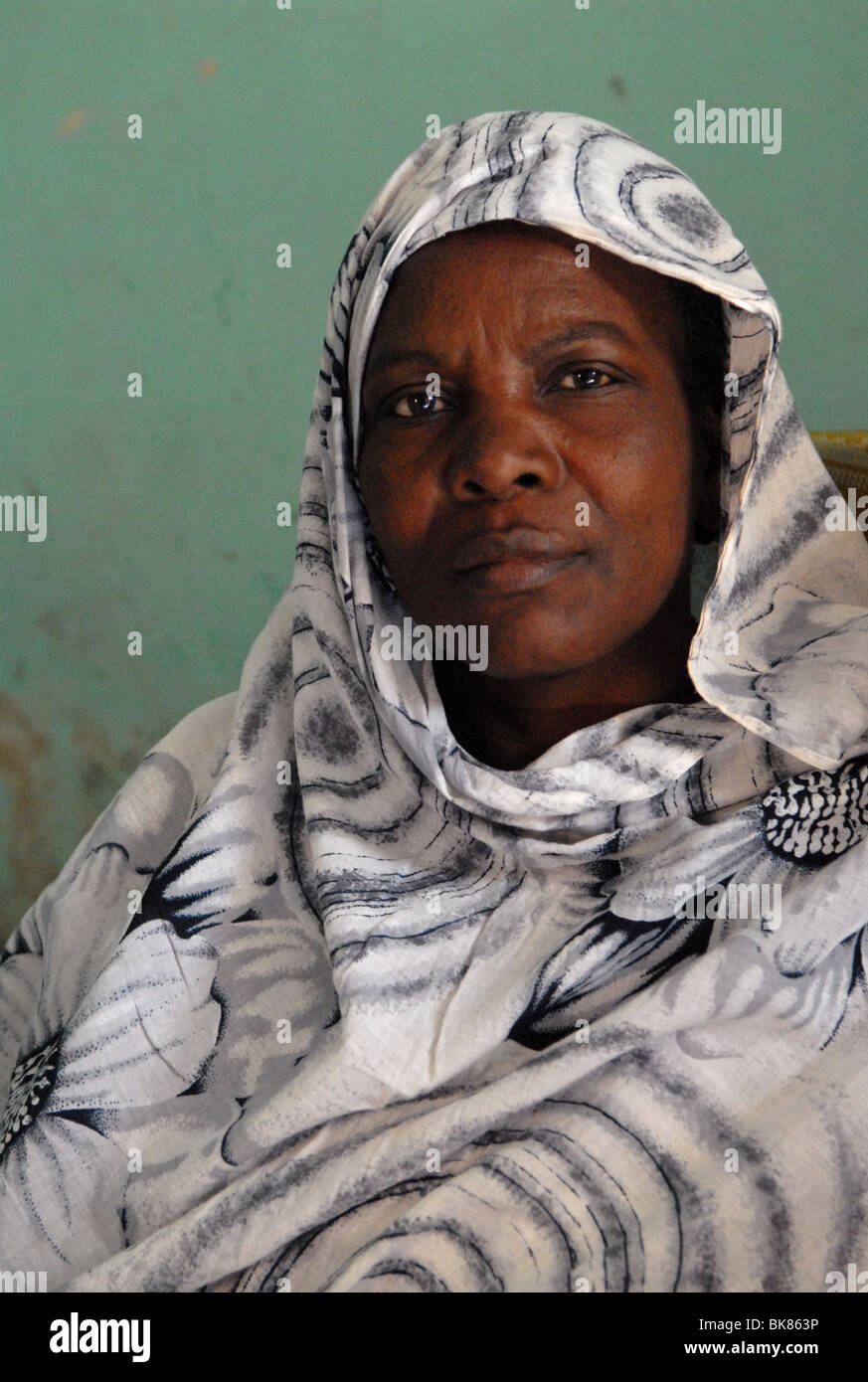 Porträt einer mauretanischen Frau Nouakchott Mauretanien Stockfoto