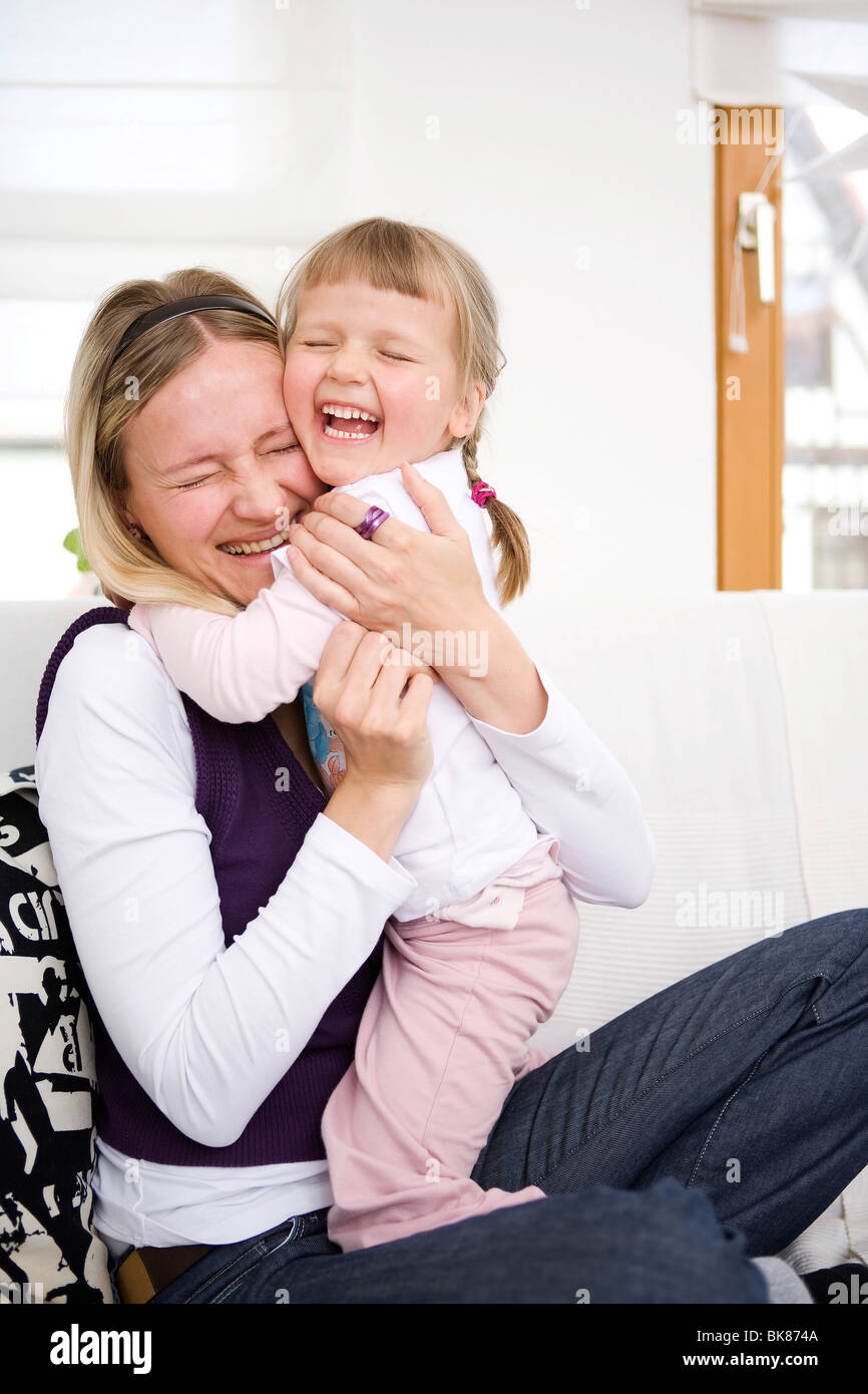 Mutter und Tochter Stockfoto