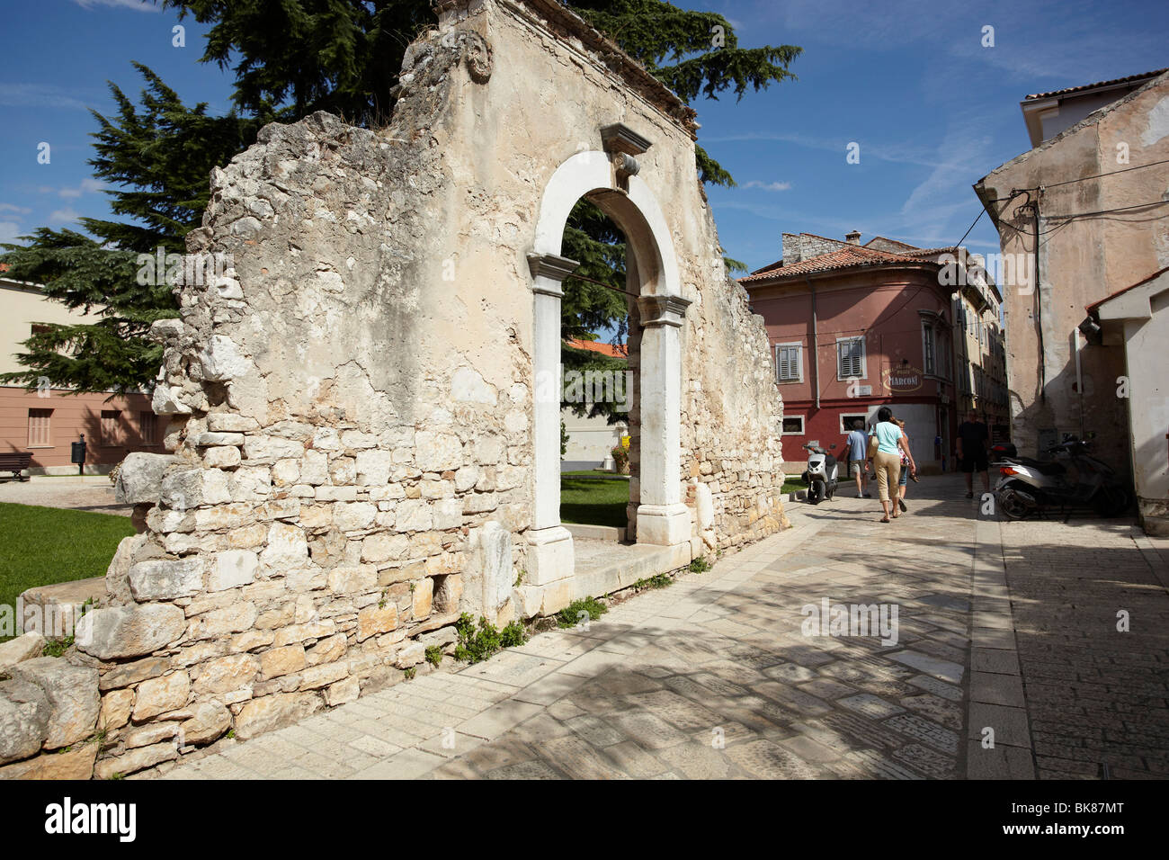 Altstadt von Porec, Kroatien, Europa Stockfoto