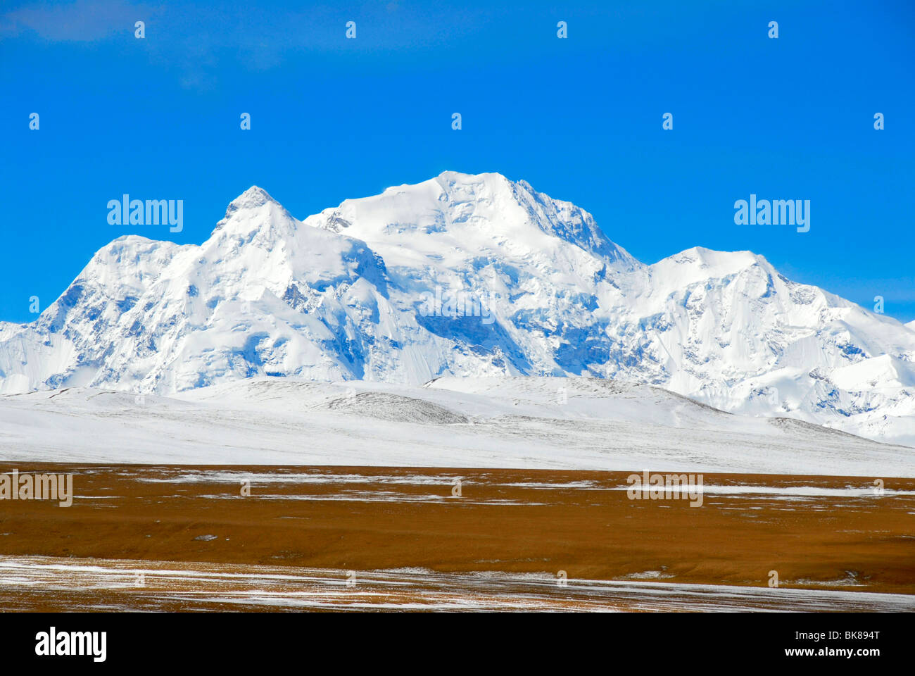 Landschaft, Berge, Eis Gipfel Shisha Pangma, 8013 m, TangaLaPass