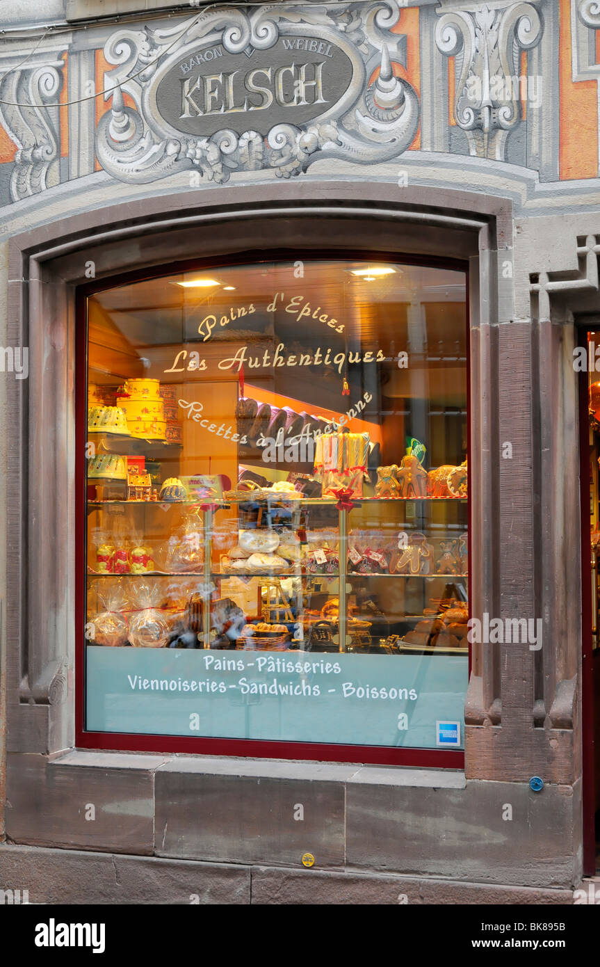 Kelsch Konditorei, Bäckerei, Zentrum von Straßburg, Elsass, Frankreich, Europa Stockfoto