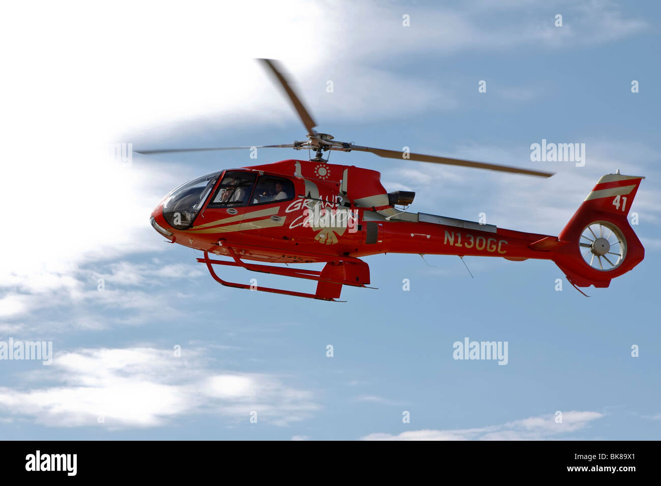 Hubschrauber von Grand Canyon Airlines, Grand Canyon, Arizona, USA Stockfoto