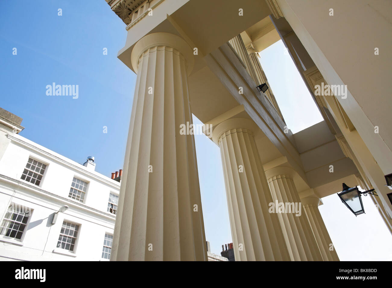 Der klassische Stil Portikus von Brighton Altstädter Rathaus Stockfoto