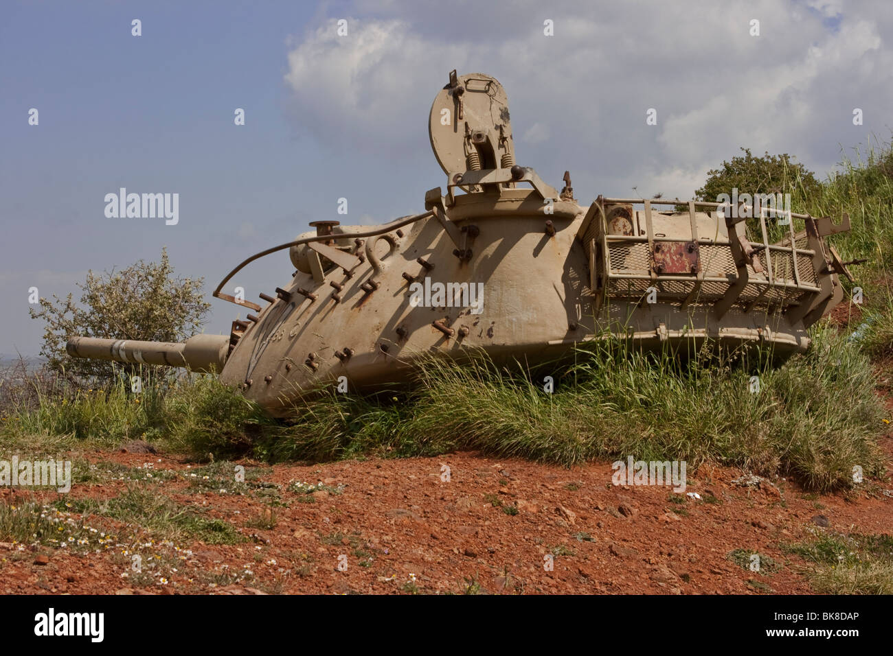 Patton-Turm in der Nähe der Gedenkstätte in das Tal der Tränen Stockfoto