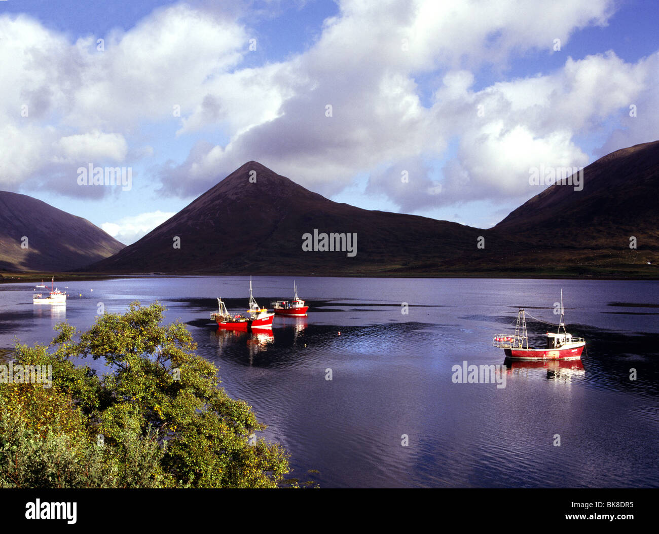 Loch Slapin, tagsüber Blick Stockfoto