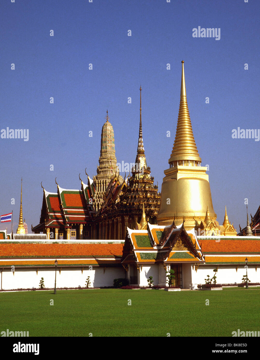 Grand Palace, Wat Phra Keo Tempel Stockfoto