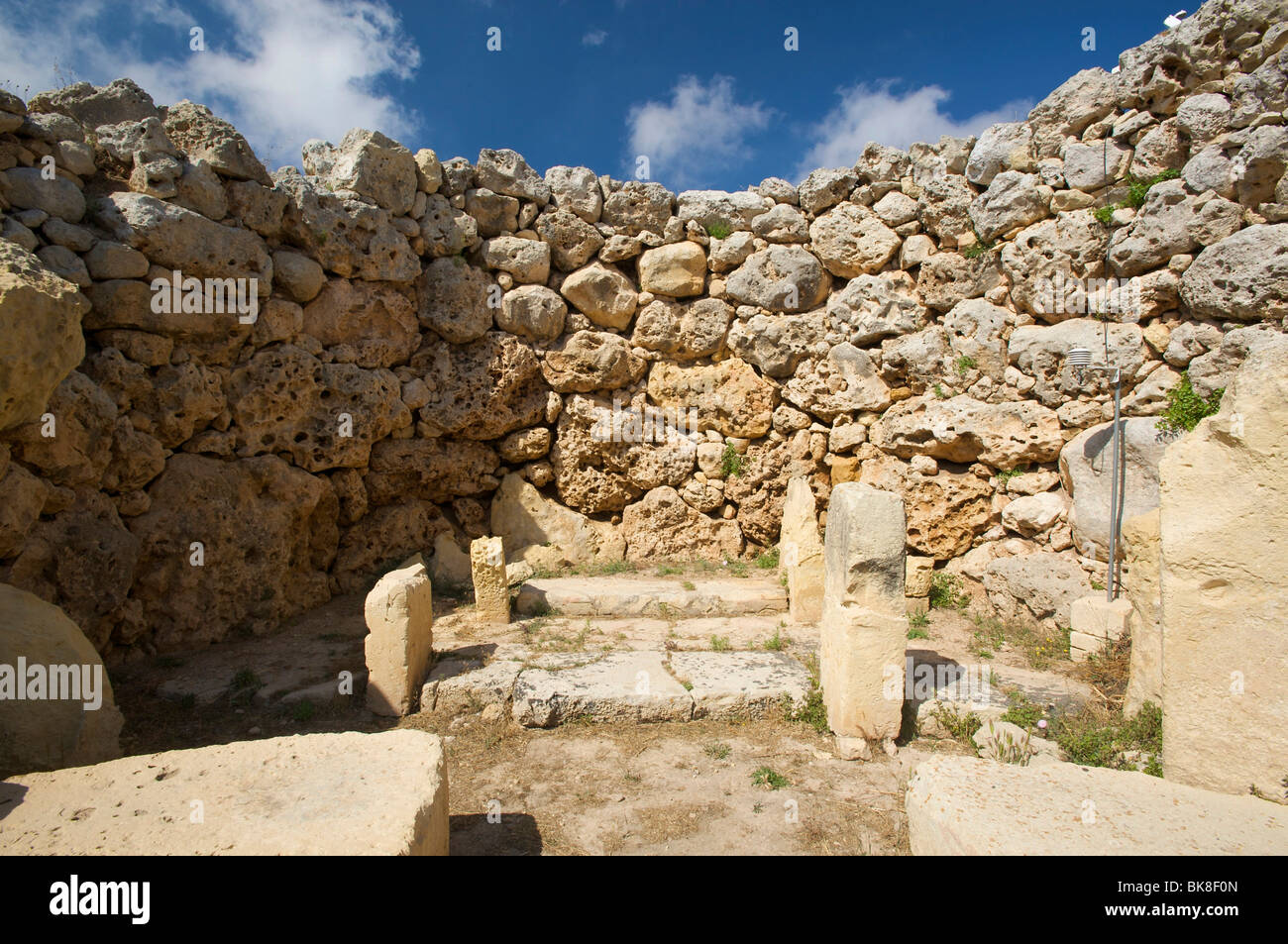 Ggantija Tempel auf der Insel Gozo, Malta, Europa Stockfoto