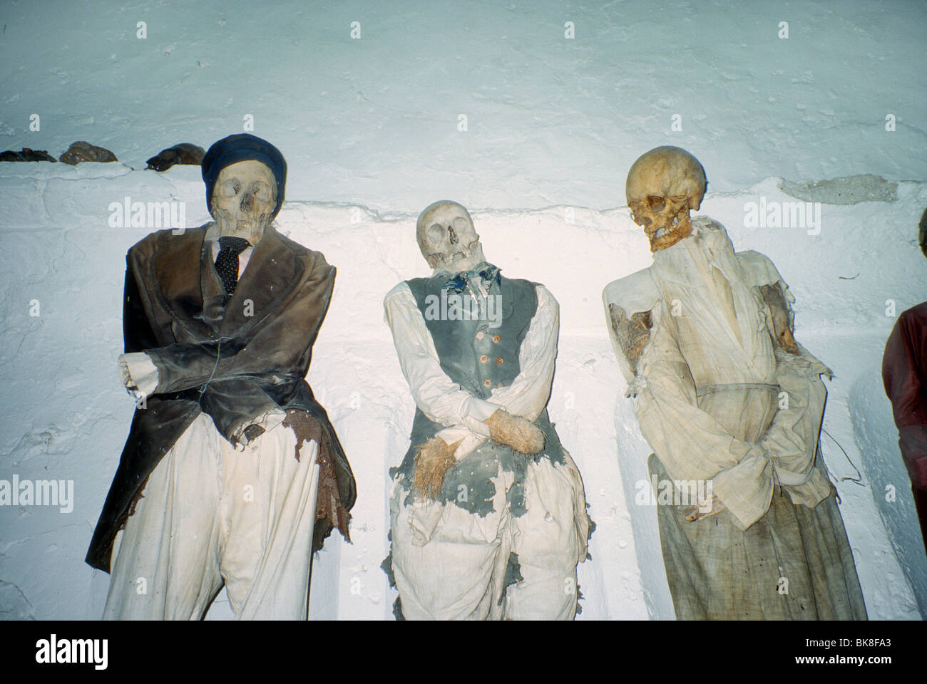 Mumien, Katakomben der Kapuziner, Kapuzinergruft in Palermo, Sizilien, Italien, Europa Stockfoto