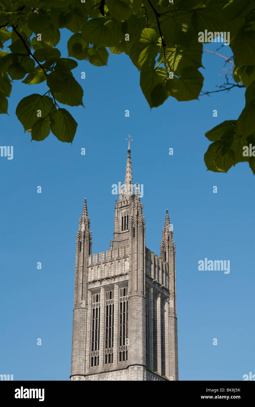 Mitchell Hall Spire, Marishal College, Aberdeen, Schottland Stockfoto