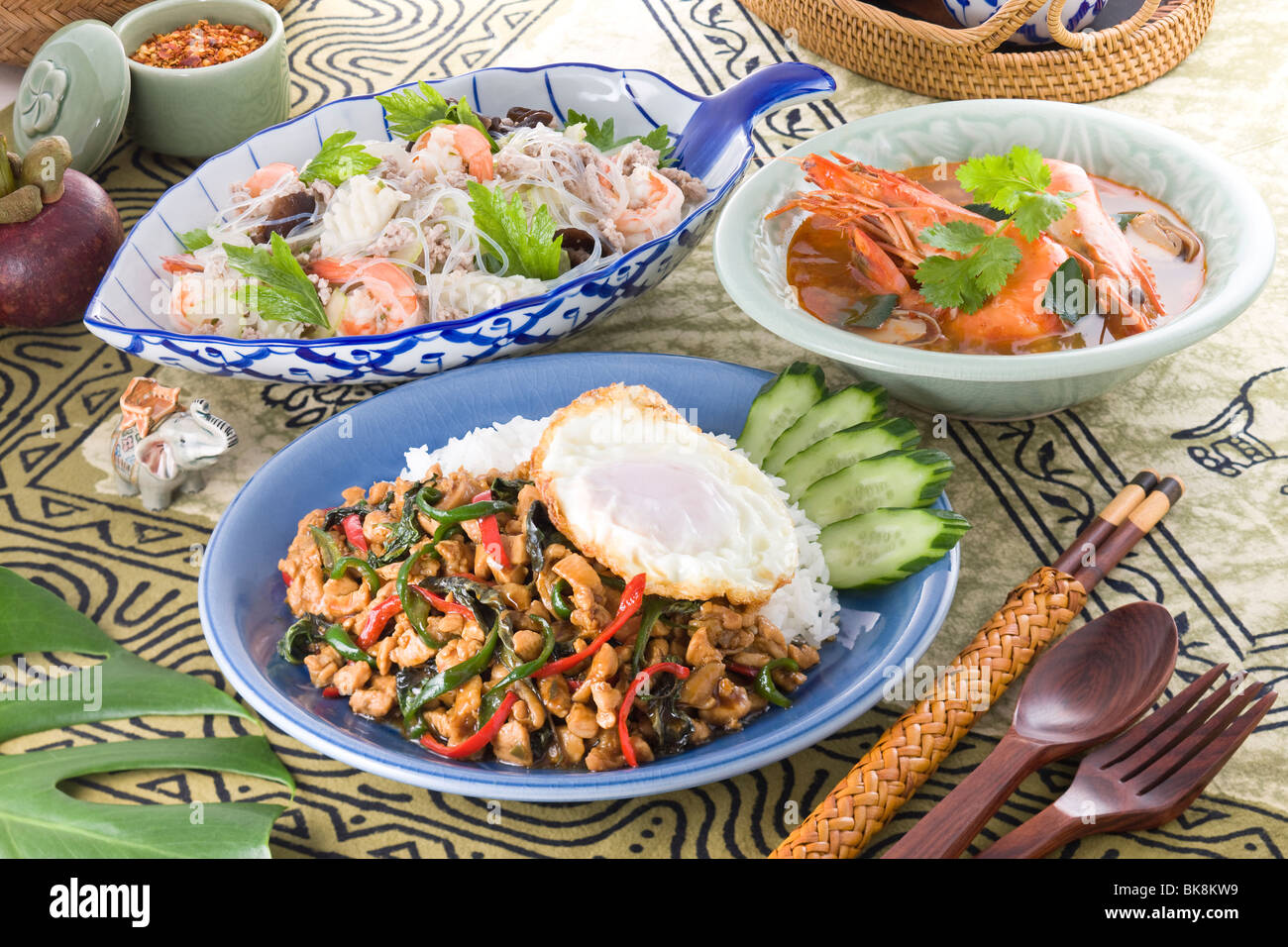 Thai-Küche Stockfoto