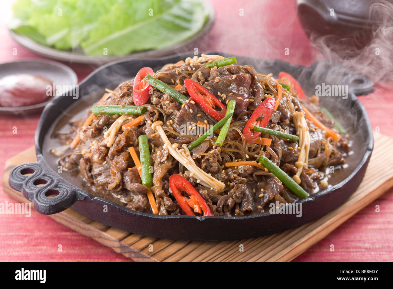 Bulgogi Stockfoto