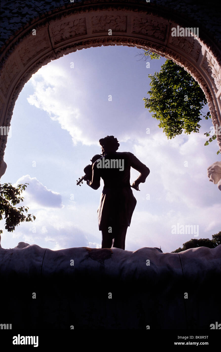 Johann Strauss-Statue im Stadtpark (Stadtpark), Wien, Österreich Stockfoto