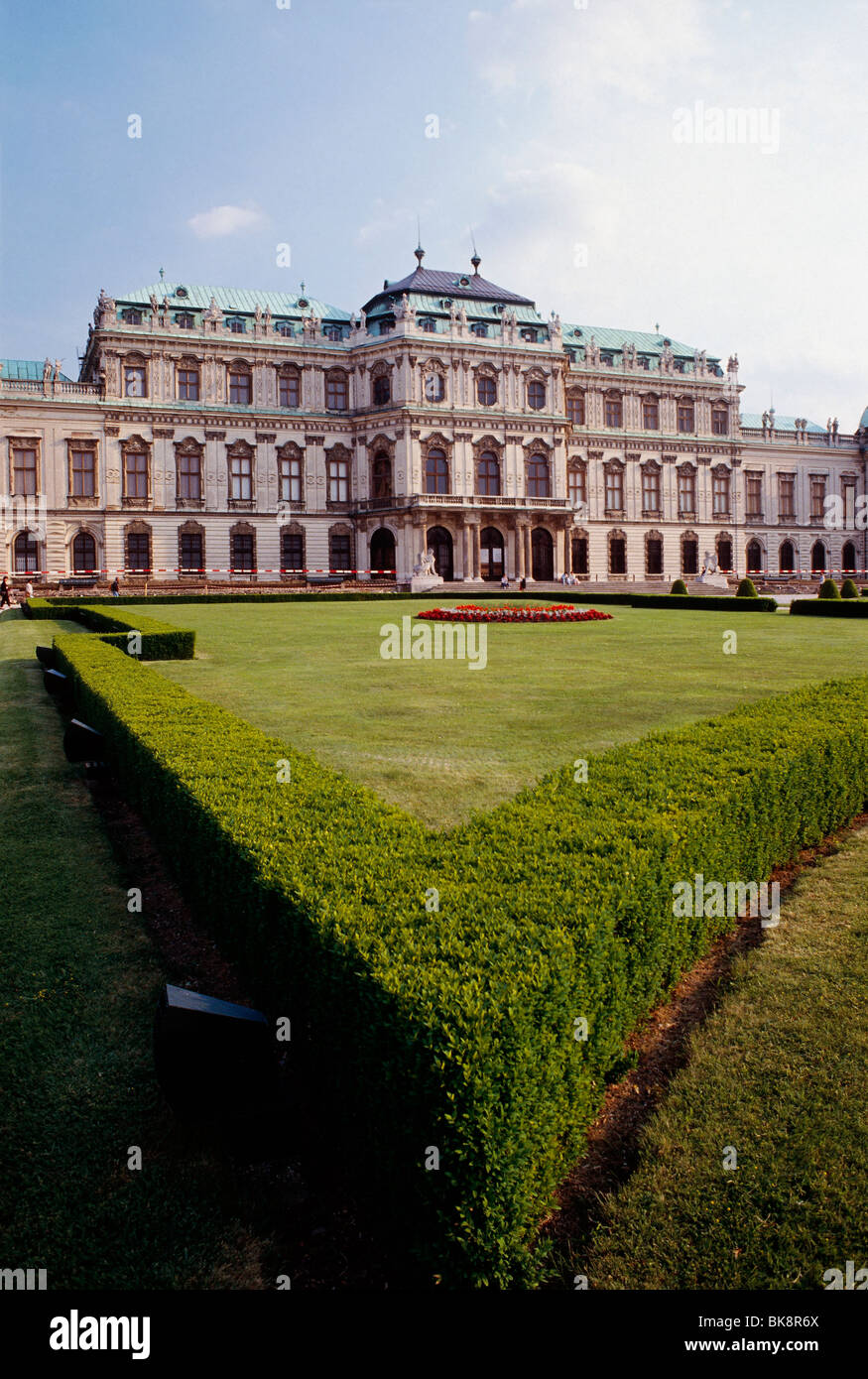 Schloss Belvedere, barocke Architektur, Wien, Österreich Stockfoto