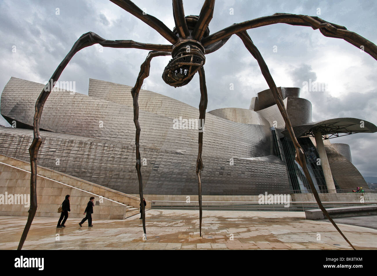 Bilbao (Spanien): Guggenheim Museum Stockfoto