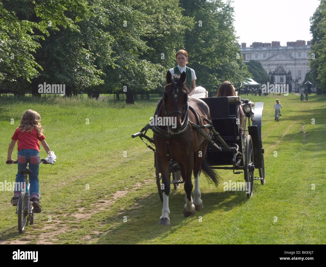 Hampton Court, Home Park Stockfoto