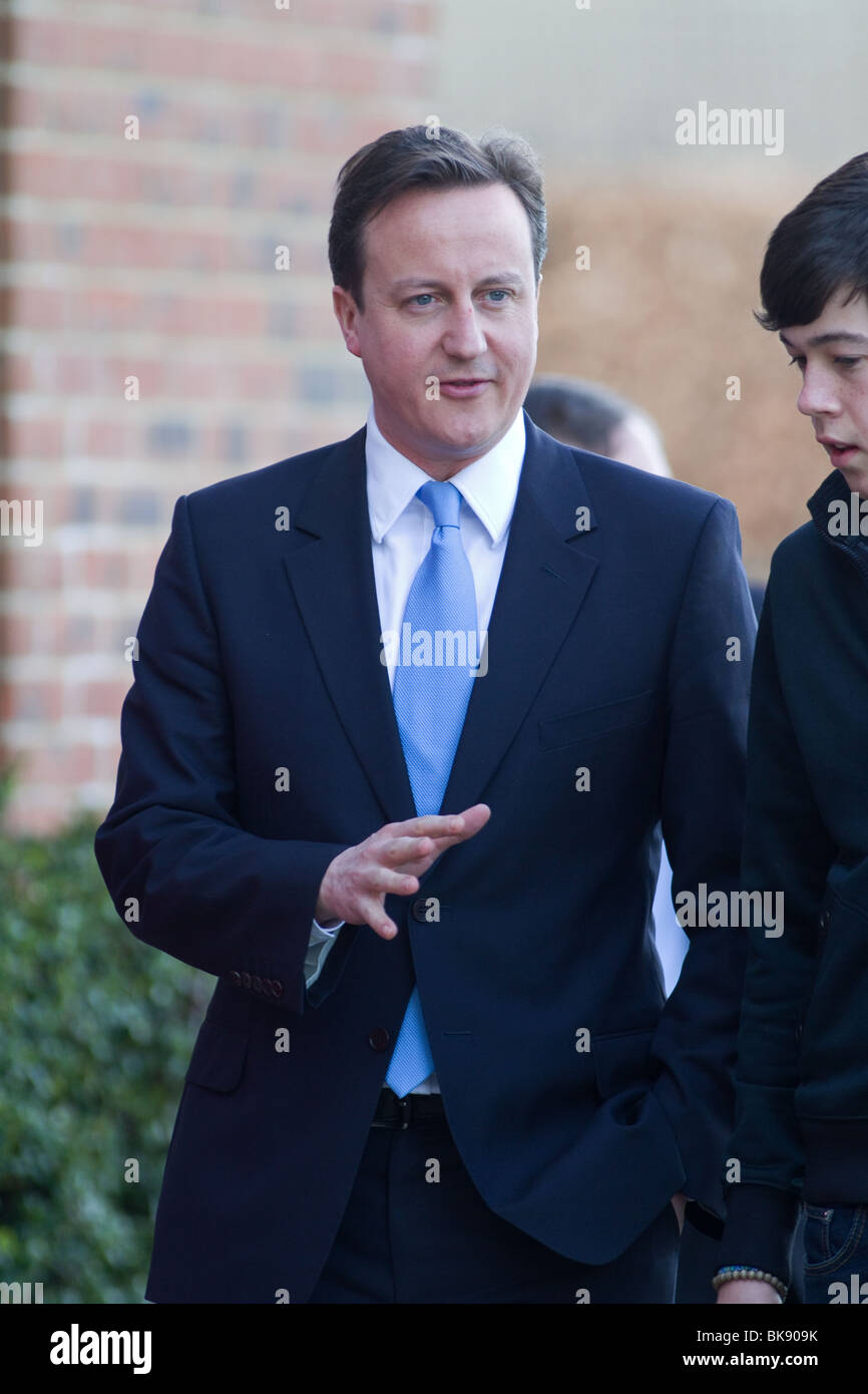 David Cameron Führer der konservativen Partei Stockfoto
